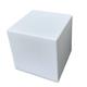 Table Basse Ou Tabouret Lumineux Cm 50x50x50 Sined Cuby Tavolino - blanc