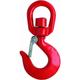 Crochet de levage émerillon acier Rotary safety hook rotary hook 360-degree universal cargo hook