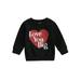 Toddler Baby Sweatshirt Romper Heart Print Love You Big Long Sleeve Tops Newborn Valentine s Day Clothes