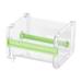 chidgrass Desktop Tape Dispenser Slicer Multi Roll Sticker Storage Box Craft Art Supplies Container Planner Organizer School Green