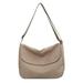 Solid Color Women Shoulder Bag Simple Ladies Crossbody Bag Large Capacity Nylon Handbags Fashion Student Messenger Bag