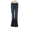 Paper Denim & Cloth Jeans - Mid/Reg Rise: Blue Bottoms - Women's Size 6 - Sandwash
