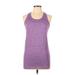 Nike Active Tank Top: Purple Activewear - Women's Size Large