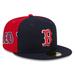 Men's New Era Navy/Red Boston Red Sox Gameday Sideswipe 59FIFTY Fitted Hat