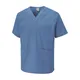 Uneek - Unisex Scrub Tunic - 65% Polyester 35% Cotton - Hospital Blue - Size L