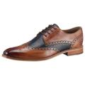 Budapester MELVIN & HAMILTON "Martin 15 - vegetabil gegerbt" Gr. 42, braun (braun, blau) Herren Schuhe Business