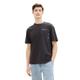 T-Shirt TOM TAILOR DENIM Gr. XL, grau (coal grey) Herren Shirts T-Shirts