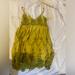 Urban Outfitters Dresses | A Green And Yellow Small Mini Dress From Urban Outfitters | Color: Green/Yellow | Size: 0