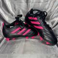 Adidas Shoes | Adidas Goletto Futbol Pink Soccer Cleats - Kids Toddler Girls Size 10 Euc | Color: Black/Pink | Size: 10g