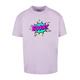 T-Shirt MERCHCODE "Herren BOOM Comic Heavy Oversized Tee" Gr. M, lila (lilac) Herren Shirts T-Shirts