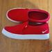 Nike Shoes | Nike Slip On Canvas Shoes | Women's Size 7.5 | Red | Like New | Color: Red | Size: 7.5