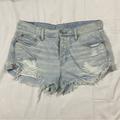 American Eagle Outfitters Shorts | American Eagle Outfitters Tomgirl Shortie Jean Shorts Size 12 | Color: Blue | Size: 12