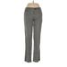 Weekend Max Mara Dress Pants - Mid/Reg Rise Straight Leg Boyfriend: Gray Bottoms - Women's Size 6