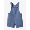 Linen & Cotton Dungarees for Babies by CYRILLUS grey blue