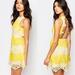Anthropologie Dresses | Anthro Foxiedox ‘Mona’ Yellow Contrast Lace Dress | Color: Yellow | Size: S