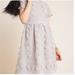 Anthropologie Dresses | Anthropologie Sunday In Brooklyn Petites Bonita Gray Textured Dress 8p | Color: Gray | Size: 8p