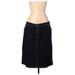 Jessica London Casual Skirt: Black Solid Bottoms - Women's Size 12