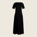 J. Crew Dresses | New! J Crew Sz Medium M Black Cotton Knit Midi Summer T-Shirt Dress Nwt | Color: Black | Size: M