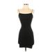 Zara Casual Dress - Mini: Black Solid Dresses - Women's Size Small