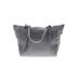 Coach Leather Satchel: Pebbled Gray Print Bags