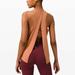 Lululemon Athletica Tops | Lululemon All Tied Up Tank In Desert Sun | Color: Orange | Size: 6