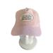 American Eagle Outfitters Accessories | American Eagle-Care Bears Pink Corduroy Snapback Hat Cap Os Mesh Trucker Cap | Color: Pink | Size: One Size