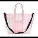 Victoria's Secret Bags | Nwt Victoria's Secret Pink & White Striped Weekender Tote | Color: Pink/White | Size: Os