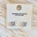 American Eagle Outfitters Jewelry | American Eagle Outfitters Princesss Cut Earrings | Color: Silver | Size: Os