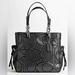 Coach Bags | Coach Colette Leather Signature Overlay Handbag | Color: Black/Gray | Size: Os