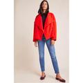 Anthropologie Jackets & Coats | Anthropologie Asymmetrical Coat Sz Mp | Color: Red | Size: Mp