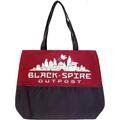 Disney Bags | Disney Star Wars Galaxy’s Edge Canvas Tote Bag Black Spire Outpost Logo Red | Color: Black/Red | Size: Os