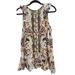 Free People Dresses | Free People Summer In Tulum Womens Mini Dress Size Small Multi Floral Boho | Color: Brown/Yellow | Size: S