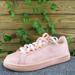 Adidas Shoes | Adidas Cloudfoam Advantage Women Sneaker Shoes Pink Leather Lace Up Size 7.5 Med | Color: Pink | Size: 7.5