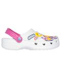 Skechers Girl's Foamies: Heart Charmer - Vibin Friends Shoes | Size 4.0 | White | Synthetic