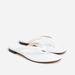 J. Crew Shoes | J.Crew Menorca Padded Thong Sandals In Leather | Color: White | Size: 9