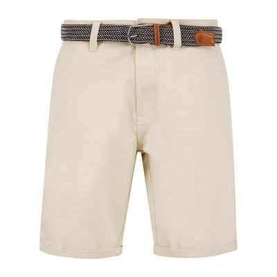Shorts Sheringham Cotton Twill Chino Shorts With Woven Belt in French Oak / XXL - Tokyo Laundry