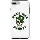 Hülle für iPhone 7 Plus/8 Plus Totenkopf Vintage Retro Who's Your Paddy Funny St Patrick's Cute