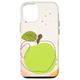 Hülle für iPhone 15 Minimalistic Line Art Green Apple Abstract