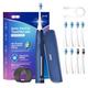 seago Electric Toothbrush, Electric Toothbrush with Pressure Sensor, 40000 VPM, 8 Attachment Brushes, 5 Modes, Sonic Toothbrush Rechargeable with Toothbrush Holder, Smart Timer, Travel Case