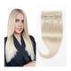 Clip in Hair Extensions 8pcs Clip in Hair Extensions Real Human Hair Blonde Clip in Human Hair Extensions Straight Human Hair Clip in Extensions Platinum Blonde Clip in Extensions Clip in Extensions (