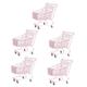 Totority 5pcs Shopping Cart Kids Wagons Kids Hamper Toys for Toddlers Mini Stuff Kids Mini Toys Baby Doll Toy Woven Hamper Mini Blender Desk Accesories Food Baby Car Parrot Iron Child Pink