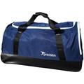 75x35x40cm Large Trolley Holdall Bag - Navy/White 105L Rip Stop Sports Luggage