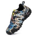 VENROXX Trail Running Shoes Men's Trail Running Shoes Hiking Shoes Breathable Lightweight Running Shoes Sports Shoes Non-Slip Outdoor Trekking Shoes, Multicolor, 10 UK