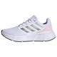 adidas Women's Galaxy 6 Shoes Sneaker, Cloud White/Silver Metallic/Pink, 8 UK