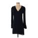 Joie Casual Dress - Sweater Dress: Black Dresses - New - Women's Size 0