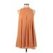 Forever 21 Contemporary Casual Dress - A-Line: Brown Solid Dresses - Women's Size Medium