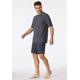 Schlafanzug SCHIESSER ""Comfort Essentials"" Gr. 56 (XXL), grau (kohle) Herren Homewear-Sets Pyjamas