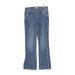 Zara Jeans - Mid/Reg Rise Boot Cut Boot Cut: Blue Bottoms - Kids Girl's Size 11 - Dark Wash