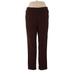 Alfred Dunner Dress Pants - High Rise: Burgundy Bottoms - Women's Size 14