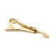 Tie Clips for Men, Gold Creative Shape Metal Tie Clip Men's Business Casual Tie Clip Decorative Accessories Bar Clips Pinch Wedding Business Tie Clips with G